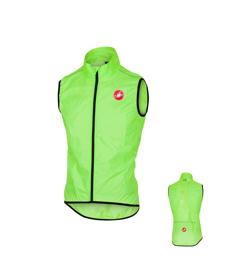 CHUBASQUERO CASTELLI SQUADRA LARGO AMARILLO FLUOR L